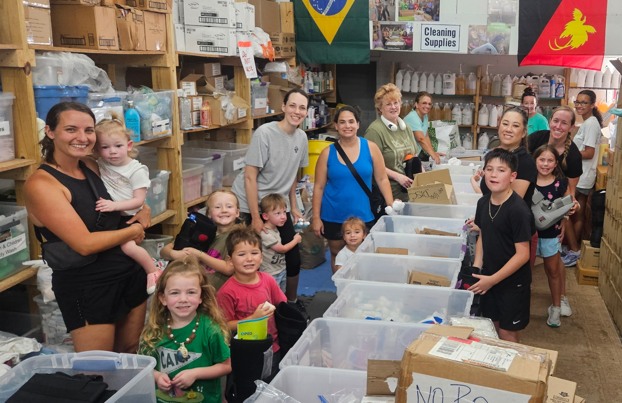 Picture of volunteers