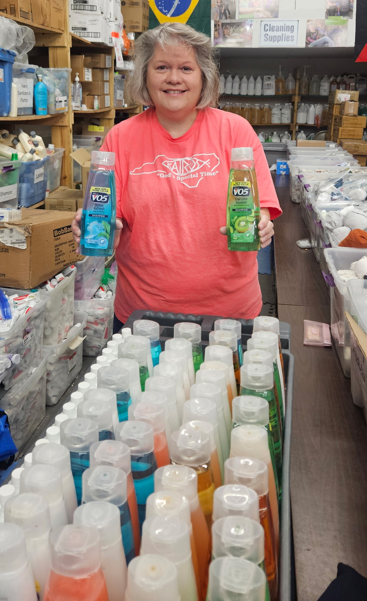 Picture of women packing soap to be shipped