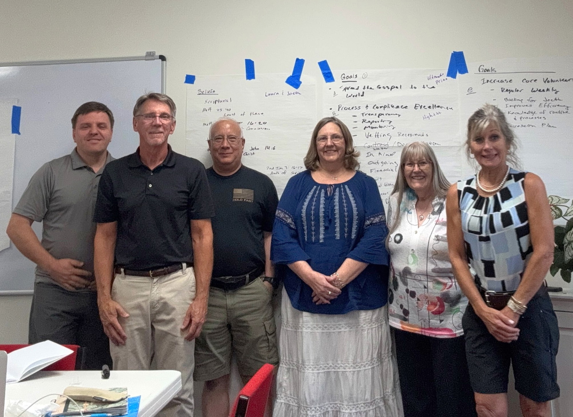 Picture of Joeth and the Board of Directors